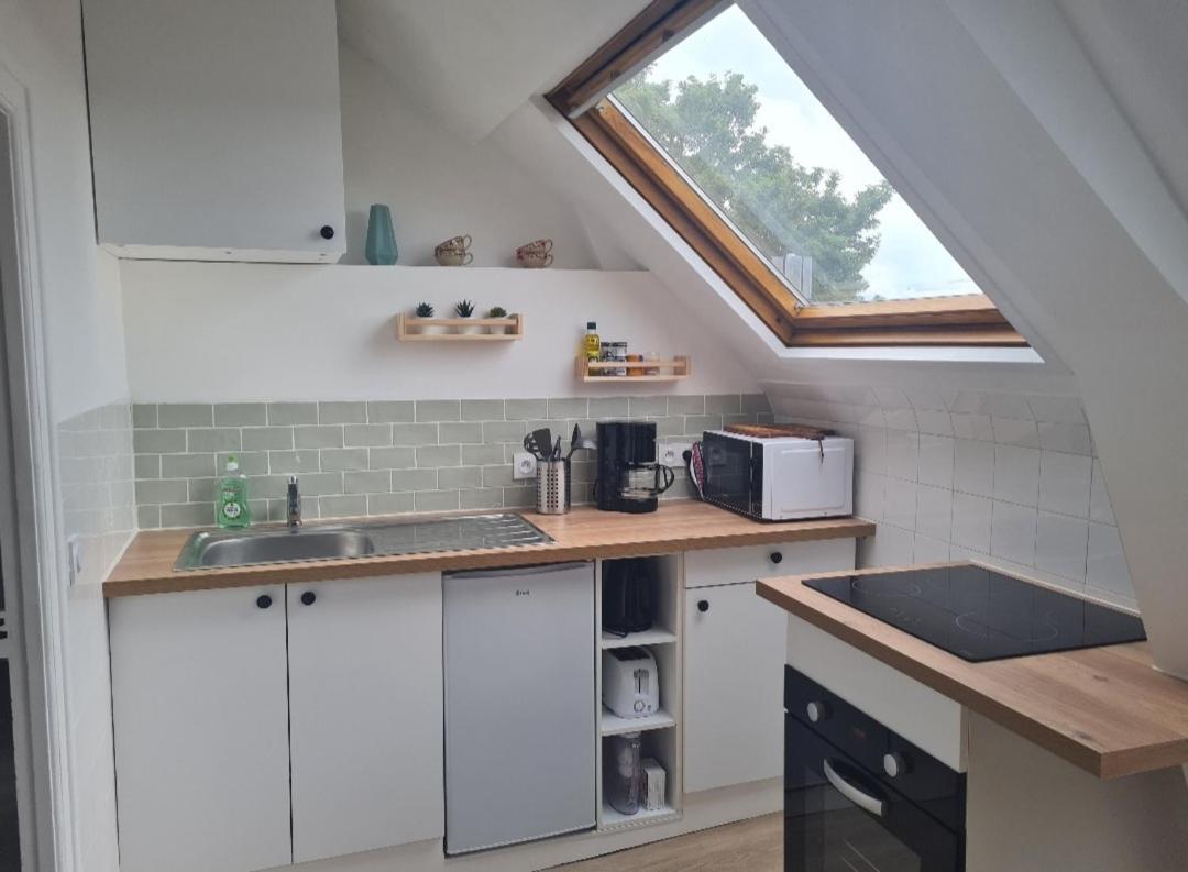 Joli Appartement Cosy Avec Jardin Lanvallay Exterior foto