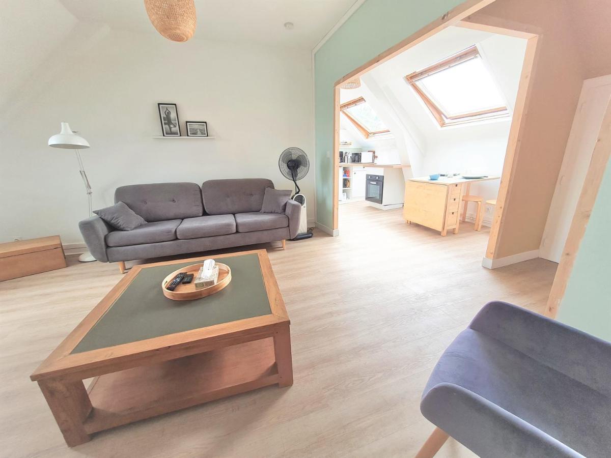 Joli Appartement Cosy Avec Jardin Lanvallay Exterior foto